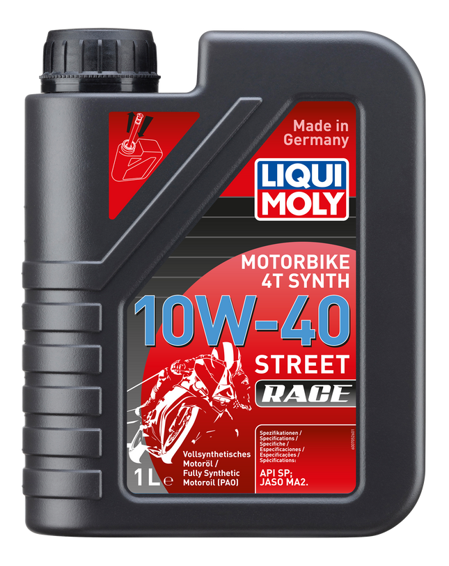 LIQUI MOLY MOTOSİKLET 4T SYNTH 10W-40 STREET RACE 1L