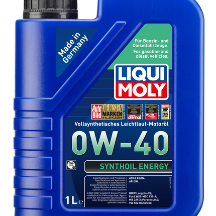 LIQUI MOLY 0W-40 SYNTHOİL ENERGY 1L