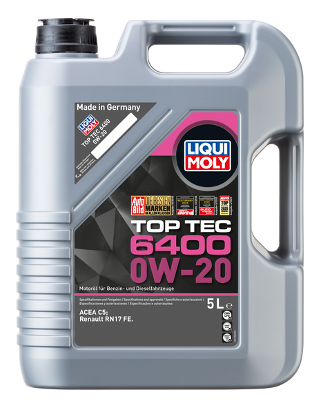 LIQUI MOLY TOP TEC 6400 0W-20 5L