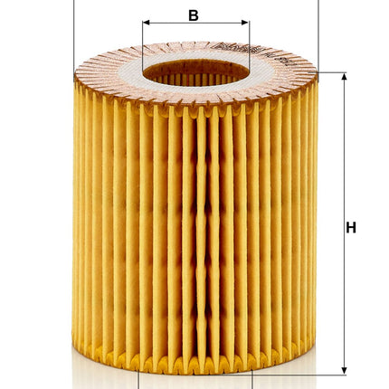 MANN YAĞ FİLTRESİ HU815/2x