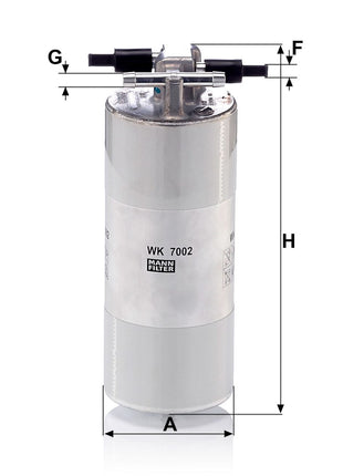 MANN YAKIT FİLTRESİ WK7002
