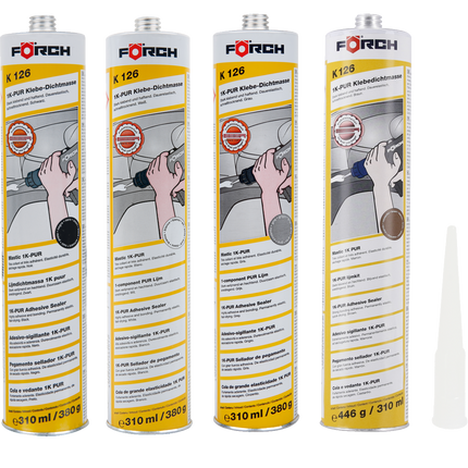 FÖRCH YAPIŞKANLI YALITIM MACUNU SİYAH K126 310ML