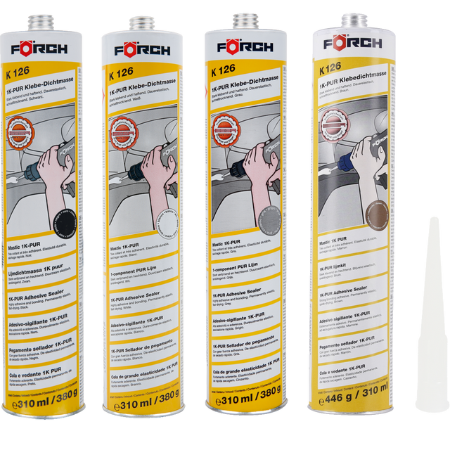 FÖRCH YAPIŞKANLI YALITIM MACUNU SİYAH K126 310ML