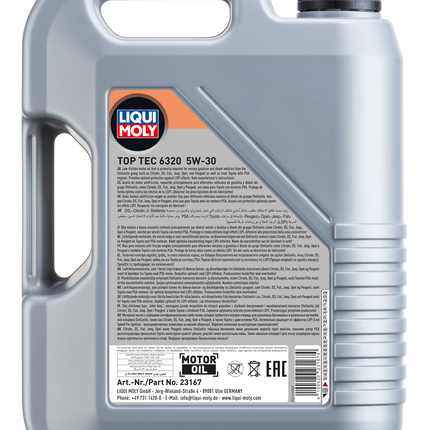 LIQUI MOLY 5W-30 TOP TEC 6320 5L