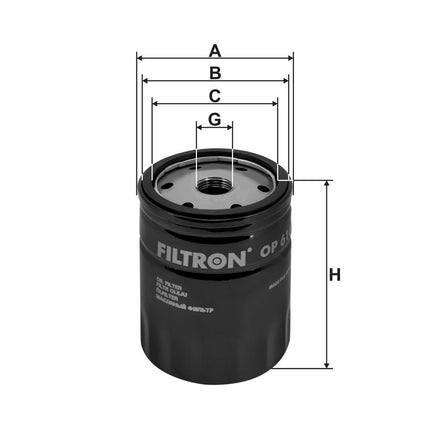 FİLTRON YAĞ FİLTRESİ OP616/2