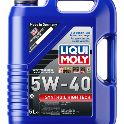 LIQUI MOLY 5W-40 SYNTHOİL HİGH TECH 5L