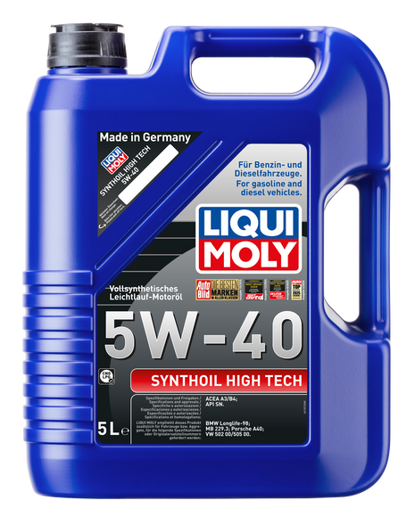LIQUI MOLY SYNTHOIL HIGH TECH 5W-40 5L
