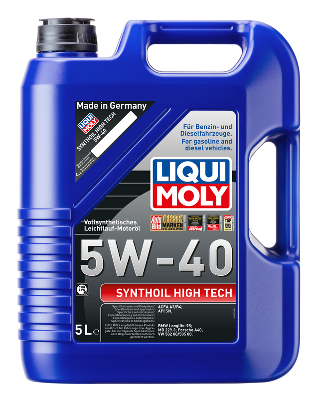 LIQUI MOLY SYNTHOIL HIGH TECH 5W-40 5L