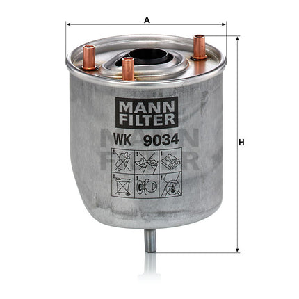 MANN YAKIT FİLTRESİ WK9034z