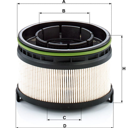 MANN YAKIT FİLTRESİ PU11001zKIT