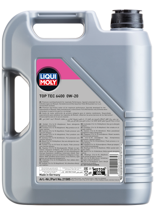 LIQUI MOLY TOP TEC 6400 0W-20 5L