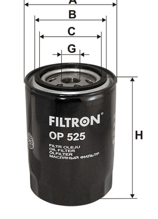 FİLTRON YAĞ FİLTRESİ OP525