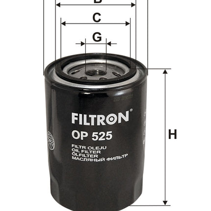 FİLTRON YAĞ FİLTRESİ OP525