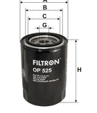 FİLTRON YAĞ FİLTRESİ OP525