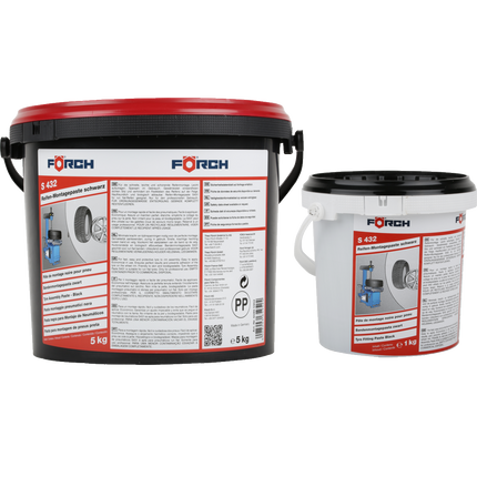 FÖRCH LASTİK MONTAJ PASTASI SİYAH S432 5KG