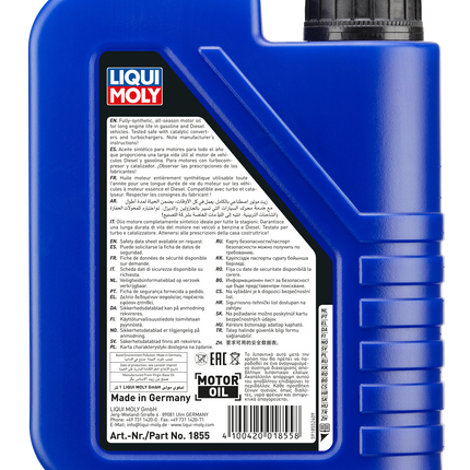 LIQUI MOLY 5W-40 SYNTHOİL HİGH TECH 1L