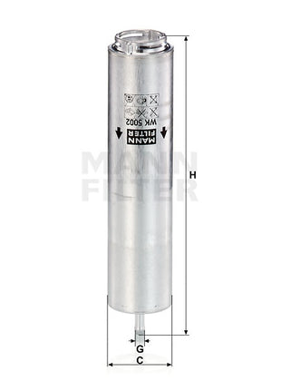 MANN YAKIT FİLTRESİ WK5002X