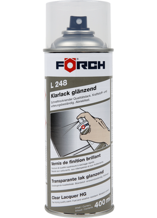 FÖRCH ŞEFFAF VERNİK HG L248 400ML
