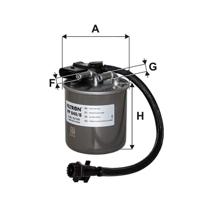 FİLTRON YAKIT FİLTRESİ PP840/8