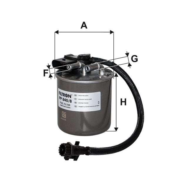 FİLTRON YAKIT FİLTRESİ PP840/8