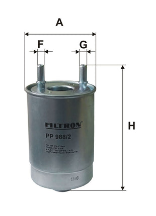 FİLTRON YAKIT FİLTRESİ PP988/2
