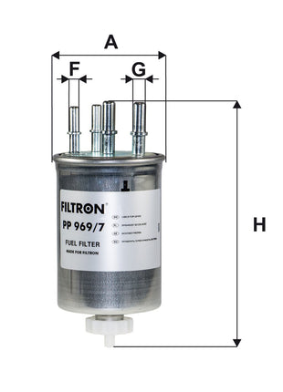 FİLTRON YAKIT FİLTRESİ PP969/7