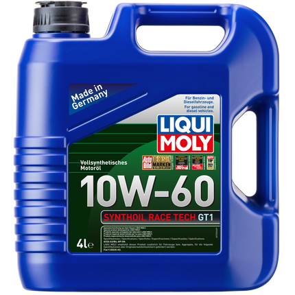 LIQUI MOLY 10W-60 SYNTHOİL RACE TECH GT1 4L