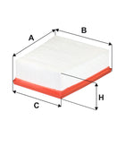 FİLTRON HAVA FİLTRESİ AP135/8