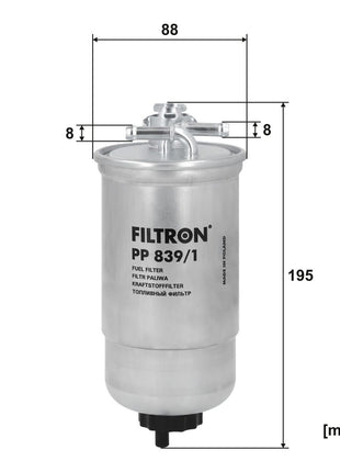 FİLTRON YAKIT FİLTRESİ PP839/1