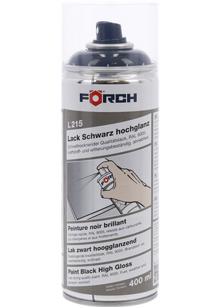 FÖRCH BOYA SİY.HG R9005 L215 400ML