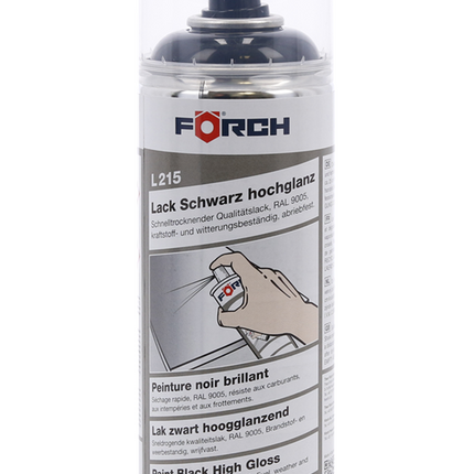FÖRCH BOYA SİY.HG R9005 L215 400ML