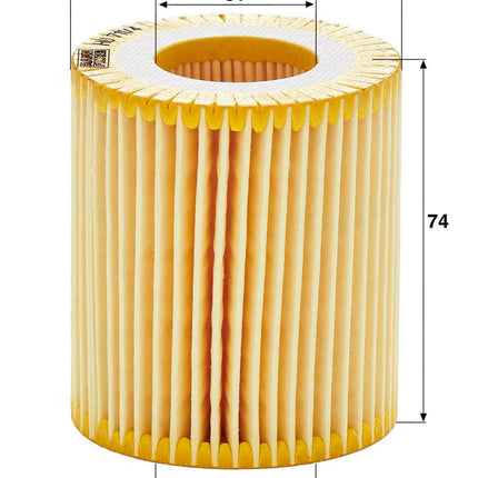 MANN YAĞ FİLTRESİ HU711/4x