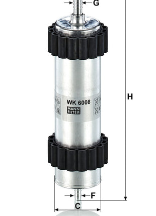 MANN YAKIT FİLTRESİ WK6008