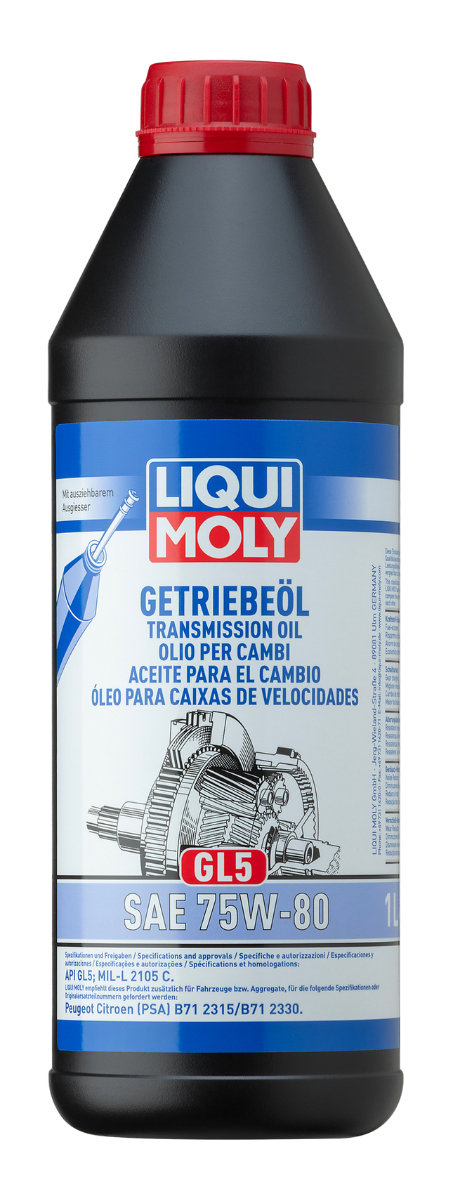LIQUI MOLY 75W-80 GL5 DİŞLİ YAĞI 1L