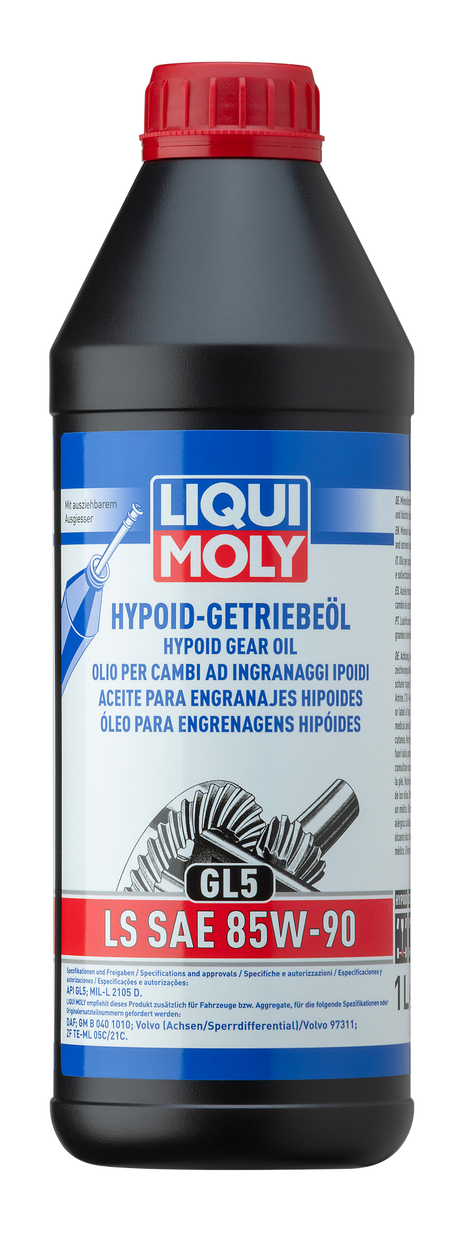 LIQUI MOLY HYPOID GEAR OIL (GL5) LS SAE 85W-90 1L