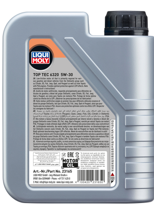 LIQUI MOLY TOP TEC 6320 5W-30 1L