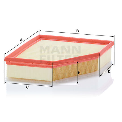 MANN HAVA FİLTRESİ C28038