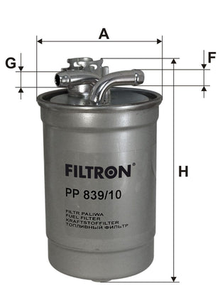 FİLTRON YAKIT FİLTRESİ PP839/10