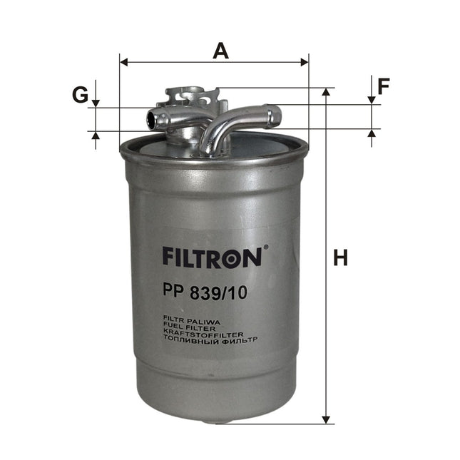 FİLTRON YAKIT FİLTRESİ PP839/10