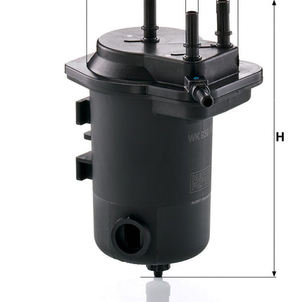 MANN YAKIT FİLTRESİ "WK939/9X"