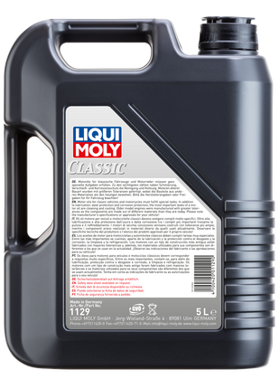 LIQUI MOLY HD CLASSIC MOTOROIL SAE 20W-50 5L