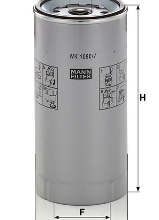 MANN YAKIT FİLTRESİ WK1080/7X