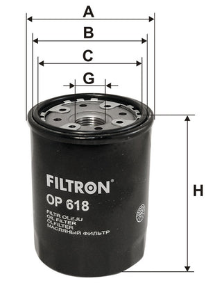 FİLTRON YAĞ FİLTRESİ OP618