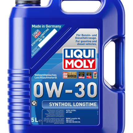 LIQUI MOLY 0W-30 SYNTHOİL LONGTİME 5L