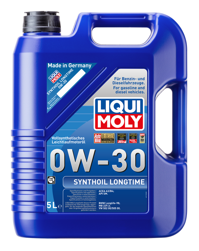 LIQUI MOLY 0W-30 SYNTHOİL LONGTİME 5L
