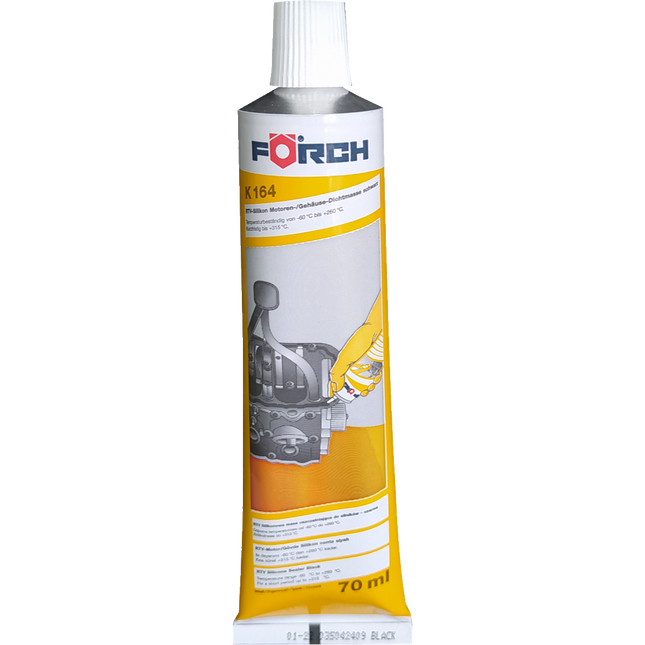 FÖRCH RTV SİLİKON SIVI CONTA SİYAH K164 70ML