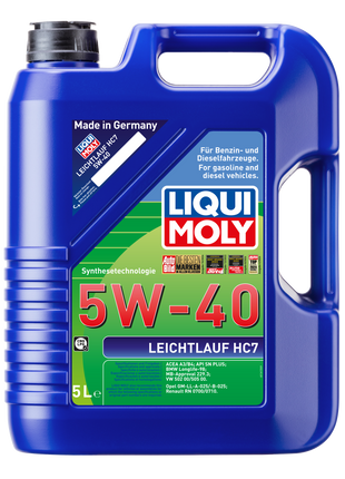LIQUI MOLY LEICHTLAUF HC7 5W-40 5L