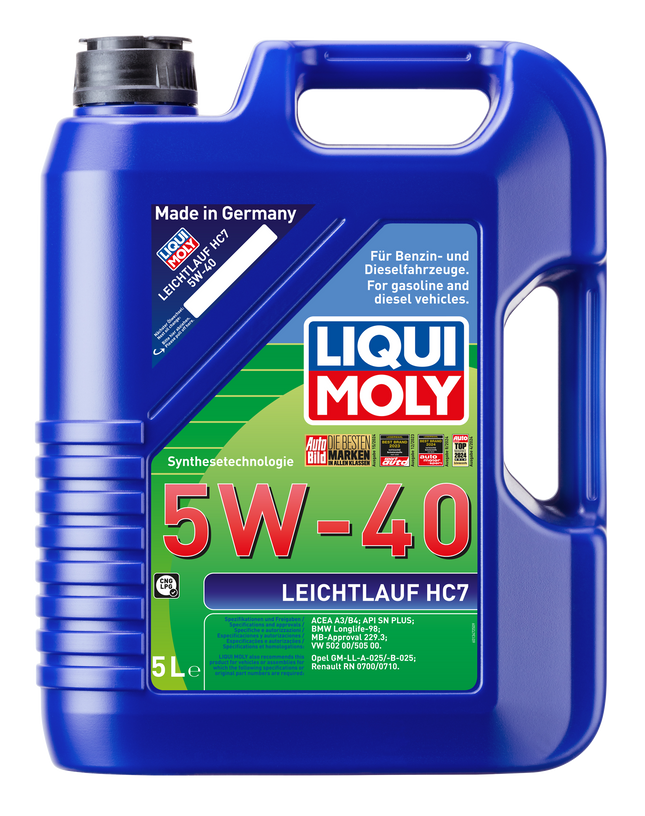 LIQUI MOLY 5W-40 LEİCHTLAUF HC7 5L