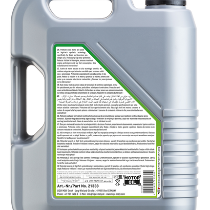 LIQUI MOLY 10W-30 SPECİAL TEC AA 5L