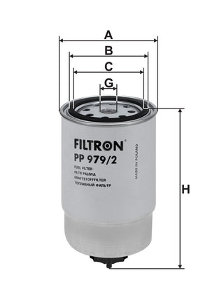 FİLTRON YAKIT FİLTRESİ PP979/2